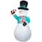 12ft. Airblown® Inflatable Snowman with Candy Cane
